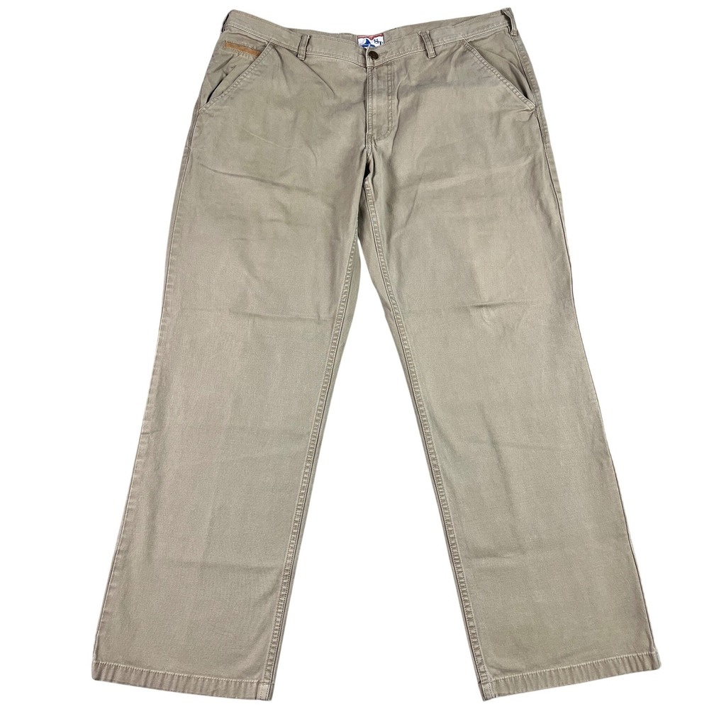 Southern Tide RT-7s Khaki Pants Mens Size 40x31.5* Flat Front Straight Leg